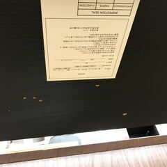 ★リユースのサカイ春日部店★KJ11632 ニトリ PCデスク ブラック H72×W108×D59 クリーニング済みの画像