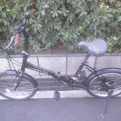 整備済み中古自転車　20インチ　税別￥8.980-　折り畳み自転車　外装６段　ブラック906の画像