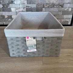 お譲り先決定
収納ボックス 収納ケース カゴタイプ かご 4個セット　の画像