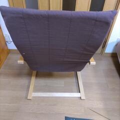 一人掛けロッキングチェアの画像
