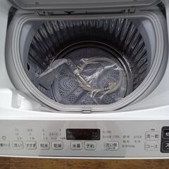 ★リユースのサカイ水戸店★ SHARP 洗濯機 5.5/3.5kg 21年製 動作確認／クリーニング済み MT5378の画像