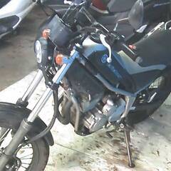 YAMAHA トリッカー 黒/銀 エンジン始動確認 自賠責保険で乗れます 半額配送キャンペーン 現状渡し諸経費￥0- 横浜 P-Yard の画像
