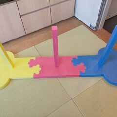 【ほぼ未使用】犬向けスポーツ用品／インドアスラロームの画像