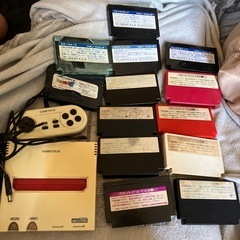 ネオファミ本体ファミコンカセット13本セットの画像
