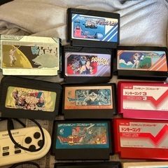 ネオファミ本体ファミコンカセット13本セットの画像
