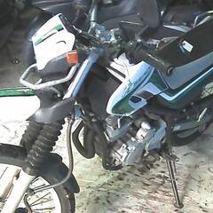 YAMAHA セロー250-2 白/緑 エンジン始動確認 自賠責保険で乗れます 半額配送キャンペーン 現状渡し諸経費￥0 横浜 P-Yardの画像