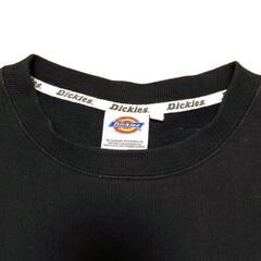 【Dickies】裏毛刺繍入り パイピングライン ルーズフィットトレーナー（Ｌ）の画像