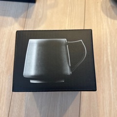 陶器コップ　緑色の画像