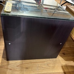【ガラステーブル】クリーニング済み【管理番号10609】町の画像