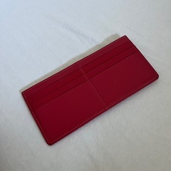 【美品】極薄長財布ローズピンクの画像