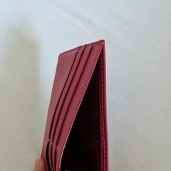 【美品】極薄長財布ローズピンクの画像