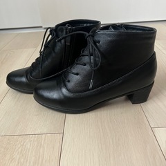 😊ファスナー付きレースアップブーツ😊お引き取りの早い方優先とさせて頂きます🙇‍♀️の画像