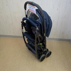 Aprica ベビーカーKaroon Plus High Seat ネイビーカラー 【こちらは店舗です。浜村鹿野温泉ICから3分 買取本舗 宮本リサイクル 営業時間9～19時 定休日水曜のみ←連絡できませんm(_ _)m】の画像