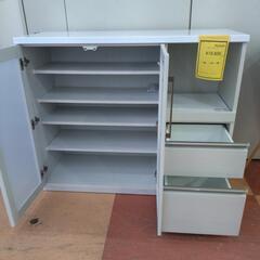 ★限定SALE20%OFF★《尼崎市/リサイクルショップドリーム次屋店》レンジカウンター ホワイト 中古品 ☆尼崎市若王寺☆の画像