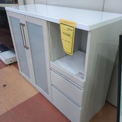 ★限定SALE20%OFF★《尼崎市/リサイクルショップドリーム次屋店》レンジカウンター ホワイト 中古品 ☆尼崎市若王寺☆の画像