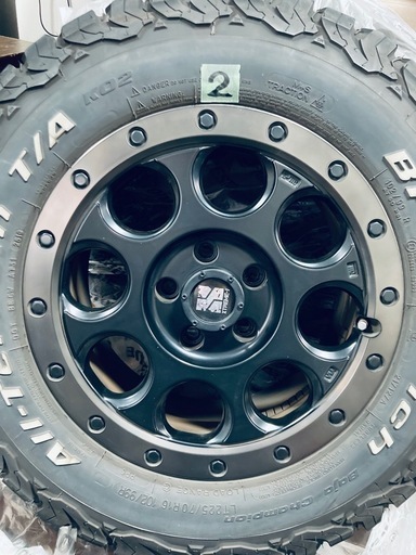 エクストリームJ JX03 16インチ7.0J　MLJ オーナメントキャップ1個破損