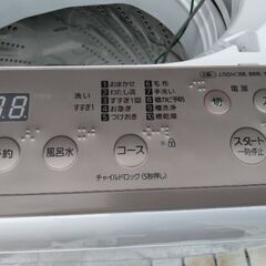 2022年製極上美品　定価6万円　音の静かな 高性能洗ハイパワー6kg　パナソニック　高性能　洗濯機の画像