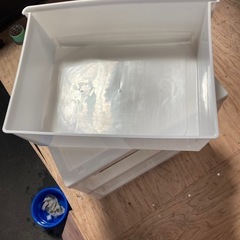 プラケース白　小型ワイド２段の画像