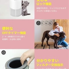 空気清浄機 〜16畳　Dreamegg TR-8080A　花粉、ペット消臭にの画像