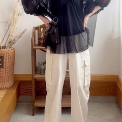 タグ付き新品 ✨GRL チュールブラウス　の画像