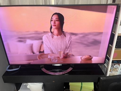 中古液晶テレビSONY 2013年55型リモコンBSカード付き