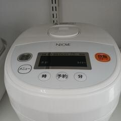 【ドリーム尾浜店】マイコンジャー炊飯器3合　NEOVE　RRS-AM30WT　2025年製　WH　※コンセント付　 高さ(H)--cm× 幅(W)--cm× 奥行(D)--cmの画像
