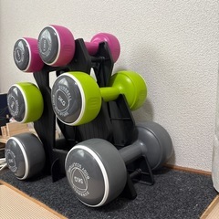 ダンベル1.5/3/5KGセット売りの画像