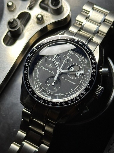 腕時計 OMEGA Speedmaster Moonswatch BLACKSNOOPY