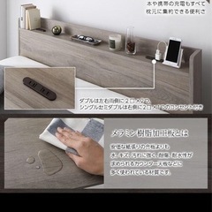 ダブルベッド　フレームのみの画像