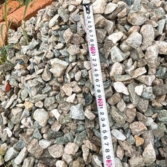 化粧砂利 白 土嚢袋 1袋 砂利 ガーデニング 駐車場 防犯砂利の画像