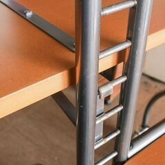 【武蔵小山店】　配送可！　 作業テーブル ワークテーブル キャスター 付き PCテーブル PC作業 パソコンテーブル 昇降式テーブル 高さ調整 棚付きテーブル パソコンデスク 作業台 デスク 可動棚 移動式テーブル サイドテーブル 軽作業台 収納付きデスク 作業用 テーブル 2段 の画像