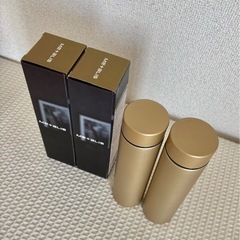 スリムME+BLIS ゴールド水筒 2本セット　真空ステンレスボトルの画像
