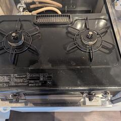 モニター、Dyson扇風機、都市ガスコンロの画像