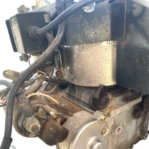 イセキ田植えのセル付き エンジン 配線付属 4.8馬力 整備済み快調です