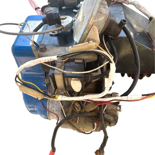 イセキ田植えのセル付き　エンジン　配線付属　4.8馬力　整備済み快調です イセキ田植えのセル付き エンジン 配線付属 4.8馬力 整備済み快調です