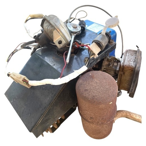 イセキ田植えのセル付き エンジン 配線付属 4.8馬力 整備済み快調です