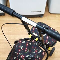 幸和製作所 コンパクト シルバーカー SICP01 アルミ製 花柄 折りたたみ お散歩 札幌市 清田区 平岡の画像