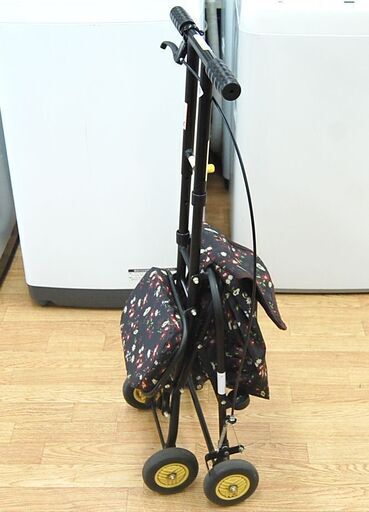 幸和製作所 コンパクト シルバーカー SICP01 アルミ製 花柄 折りたたみ お散歩 札幌市 清田区 平岡
