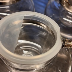 美品）HARIO（ハリオ）の「地炉利（ちろり）」という冷酒器の画像