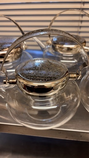 美品）HARIO（ハリオ）の「地炉利（ちろり）」という冷酒器