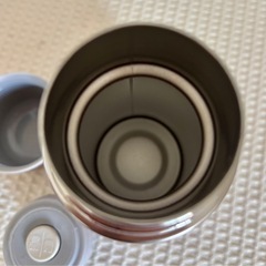 真空ステンレスボトル350ml 水筒　未使用　ピンク　ワンプッシュの画像