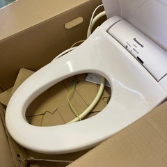 受け渡し決定！東○491 温水洗浄便座 DL-WF40-CP Panasonic パナソニック ウォシュレット トイレ便座 中古 通電確認済み の画像