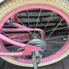 子供　自転車　18インチ　補助輪付きの画像