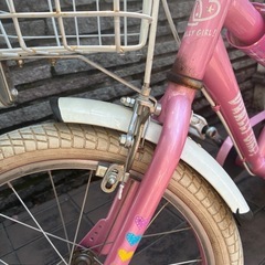 子供　自転車　18インチ　補助輪付きの画像