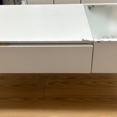 ローテーブル　白　ホワイト　リビングの画像