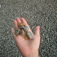 砕石 5号 グレー 砂利 土嚢袋 10袋 ガーデニング 駐車場 防犯砂利の画像