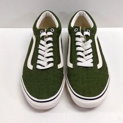 VANS V36CF HMP OLD SKOOL オールドスクール スニーカー 27cm 緑 グリーン 靴 ローカット シューズ ヘンプ 札幌市 中央区 南12条の画像