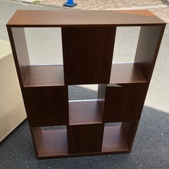 扉付きオープンシェルフの画像