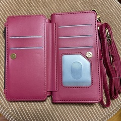 新品未使用!! スマホケース iPhone14 ショルダー カード入れ 小銭入れ 大収納の画像