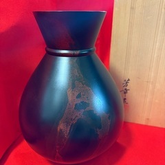 青銅花瓶 芳幸造 の画像